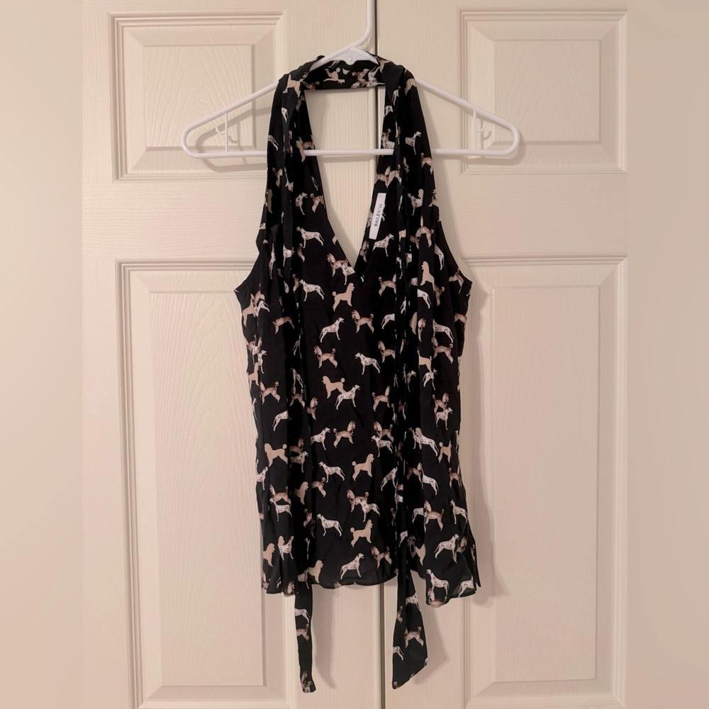 Bailey 44 dog print top size small